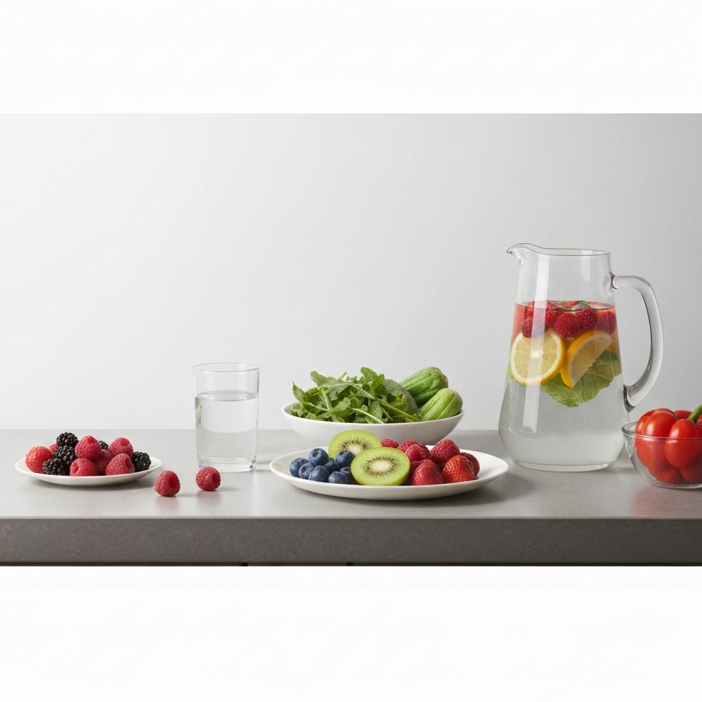 Hydration and nutrient-dense foods